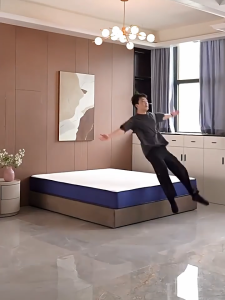 8.1-Inch Luxury Mattress Individual Springs Anti-Allergy Material Memory Foam Single King High Quality Thick Mattress