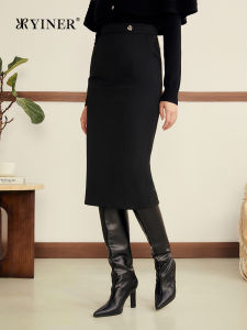 French Twill High Elastic Brushed Eco-friendly Fabric Pencil Skirt