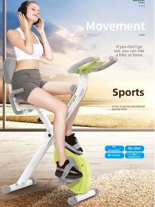 Foldable Indoor Magnetic Resistance Cycling Bike Home Fitness Exercise Equipment Sean Lee LK Series Belt Drive Heart Rate Monitor