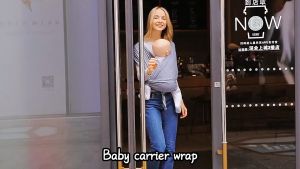 Baby Carrier for Newborn Adjustable Baby Easy to Wear Wrap Carrier Wrap Safe Breathable Soft Baby Wearing Wrap Baby Carrier
