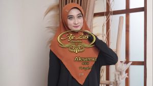 AJE ZAS - Daily Hijab Standar Bergo Pet Antem Kode-AKSENE Matt Crinkle Airflow
