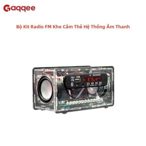 Bộ Radio FM Hai Kênh Bluetooth 5.0 Loa Card-Slot Hệ Thống Âm Thanh DIY Công Suất Đầu Ra 3W*2 Khe Cắm Thẻ USB SD Tương Thích