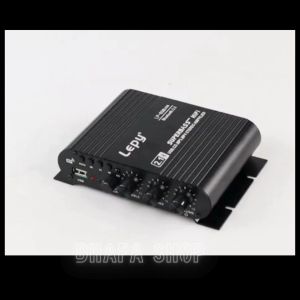 BARU Lepy Amplifier Full Bass Bluetooth USB HiFi Sound Booster dengan Remote - LP-838USB