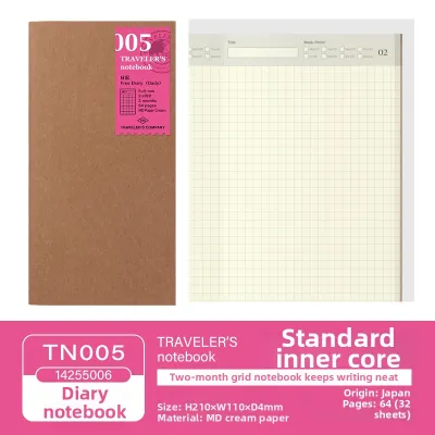 midori | Time Management Planner Monthly Weekly Schedule Folder Travelers Notebook