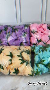 [50 PCS] Kuntuman Mawar Polyn - Kelopak Bunga Mawar Polyn Artificial Dekorasi/grosir/import/bunga kain