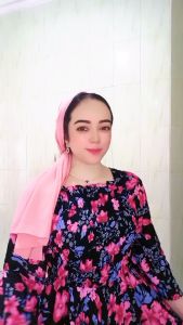 Gamis bunga elsa smok mayung 4 meter