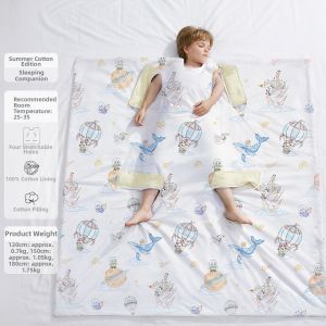 Curbblan | Anti-Kicking Thin Cotton Sleep Bag for Kids