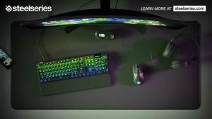 SteelSeries QcK Prism Cloth 3XL RGB Gaming Mouse Pad (63511)