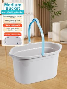 Maryya | Suction Mop Home Easy Clean Folding Sponge Mop