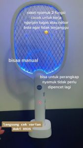 Raket Nyamuk Charger Insect Killer AOKI AK-893S Mosquito Racket 3 In 1 Raket Nyamuk Ultra Violet Dengan Lampu Anti Nyamuk Kawat 3 Lapis Lebih Aman Lebih Efektif Membunuh Nyamuk - TOKO SINAR AUDIO
