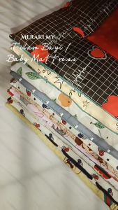 Tilam Baby/Baby Mattress 4in1/ Tilam Travel (1 mattress 1 pillow 2 bolsters) (tilam bayi bantal peluk)