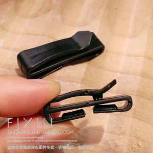 MOLLE System Belt Clip Belt Loop with Clip Woven Pocket Hook Outdoor Equipment Storage Buckle