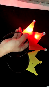 Flashing LED Party Crown Headband Glow Decor for Birthday Halloween Cheer Events Holiday & Hari Raya Party Props
