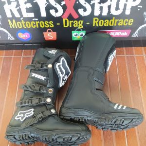 (REAL PICT) SEPATU TRAIL CROSS GRASSTRACK MURAH LOKAL BERKUALITAS SEPATU CROSS TRAIL MERAH BIRU STABILO HITAM