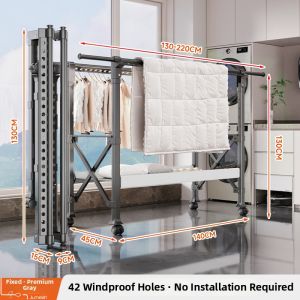 JUMEISHI | Extendable Indoor Balcony Drying Rack