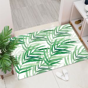 VIKAMA Pha Lê Nhung Vintage Bohemian Phong Cách Bắc Âu Thảm Trải Lối Vào Dễ Dàng Làm Sạch Chống Vi Khuẩn Nhà Bếp Phòng Ngủ Phòng Tắm Thảm