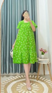 dress Fuji bahan rayon super LD110 PB115