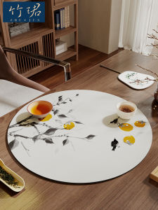 Water Absorbent Silicon Dendroid Tea Mat Waterproof Tea Table Soft Pad Tea Set Draining Mat Cup Coaster Chinese Style Tea Ceremony