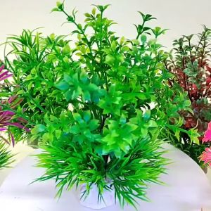 01 Cây giả bằng nhựa trang trí bể cá cảnh mẫu CS có nhiều mẫu cây tùy chọn