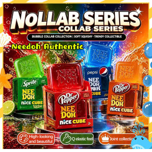 Needoh Soda Co-branded New Coke Sprite Fanta Starbucks Style Maltose Slow Rebound Cube Pinch Decompression Toy Sensory Toy