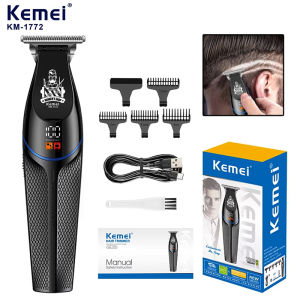 Kemei KM-1772 Professional Electric Hair Clippers 7000 RPM Hair Trimmer Cordless Rechargeable Hair Cutting Machine For Men