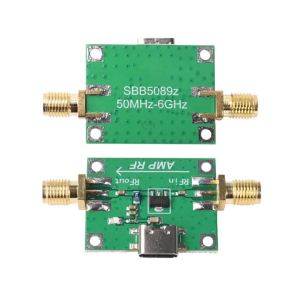 20dB Gain RF Module 5MHz-6GHz SBB5089 RF Power Amplifier Ultra Wideband Front-End Module for Wireless Communication