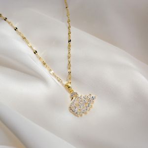 Promo Kalung Titanium Wanita Asli Import: Anti Karat & Luntur