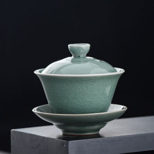 Ceramic Tea Bowl Crack Glaze Cultivation Single Tea Set