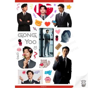 สติ๊กเกอร์ กงยู Fanart Sticker | ขนาดA6 สีสวย กันน้ำ ไดคัท