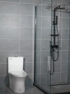 Pure Copper Shower Head Bathroom Shower Kit Pressure‑Enhanced Shower Set for Household & Hotel Bathroom Use