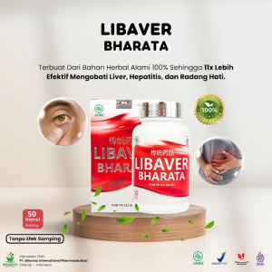 Obat Liver Hepatitis Ampuh - Obat Sirosis Hati - Liver Bengkak - Radang Hati - LIBAVER BHARATA Ampuh