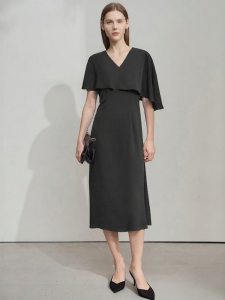 AMII | Summer Asymmetric Flap Slimming Dress