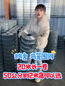 Galvanized Wire Mesh Fence Protection Farming Chicken Dove Rabbit Bird Cage Stainless Steel Grid Fence Customizable Size