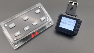 Wireless Restaurant Pager System - 7 Pagers + 1 Transmitter IPX5 Waterproof 200m Range 100Hrs Standby for Cafe/Bar/Hotel Improve Service Efficiency