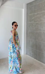 ชุดเซ็ทผ้าบล็อคคอทตอลอินเดีย เสื้อแขนกุด ฟรีไซส์ ผูกโบว์คอ กางเกงเอวสม็อค มีกระเป๋าล้วง ♡แพทเทิร์นสุดคิ้วท์ ใส่ชิลล์ๆเซ็ทเดียวจบ ลายผ้าสวยสดใส ใส่สบายสุดๆ**เผื่อไซส์ให้สาวอวบแล้วนะคะ♡ความมีเสน่ห์ของผ้าอินเดีย งานบล็อคไม้พิมพ์มือ แต่ละล็อต ได้ลายไม่ซ้ำ ผ้า