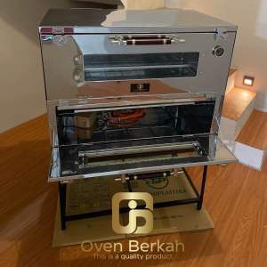 OVEN GAS STAINLESS API ATAS BAWAH UK 75x55x70 CM FULLSET SIAP PAKAI