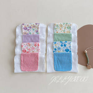 Nordic Style Baby Sweat Absorbent Towel: Pure Cotton Flannel & Four Layers