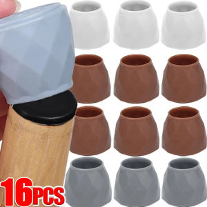 16 cái đệm chân bàn ghế bảo vệ sàn chân ghế miếng nỉ chống trượt gỗ cứng sàn Silicone che giảm tiếng ồn Mũ chân đồ nội thất mat
