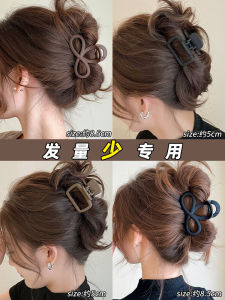 Small Hair Claw Womens Light Hair Summer High-End Feeling 2025 New Back of Head Hair Clip Shark Clamp Hair Accessory