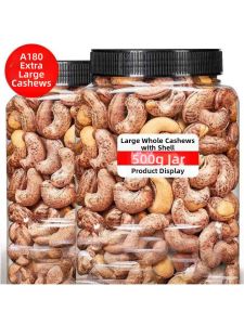 Raw Roasted Purple Skinned Cashews Packaged