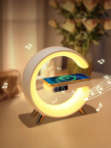 CHANGYOUSHIGUANG | Wireless Charging Night Light Bluetooth Speaker Lamp