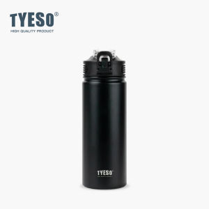 TYESO | Tyeso 600ml Thermoses 304 Stainless Steel Vacuum Insulated Travel Mug Double Wall Thermal Water Bottle with Lid for Outdoor Cup