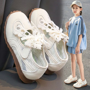 Summer Breathable Girl Sandals Single Mesh