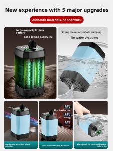 YEMO | Vòi Hoa Sen Điện Di Động có Bơm Tự Hút