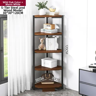 Corner Storage Bookshelf Unit