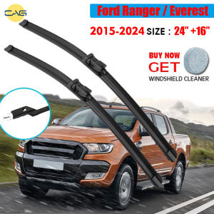 Windshield Wipers For Ford Ranger Everest 24"+16" 2023 2024 2015-2022 Windscreen Wiper For Ford Ranger Wildtrak/Raptor BT50 Equip ford ranger wipers