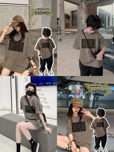 High-End Family Matching Summer T-Shirts Pure Cotton Short-Sleeved Trendy Baby Clothes for Three Generations Mom Daughter