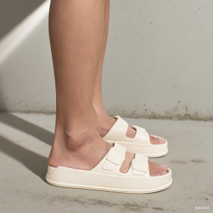 Korean Trendy Brand Thick-soled Slippers For Couples Casual Fashionable And Versatile Height-increasing Cool Slippers