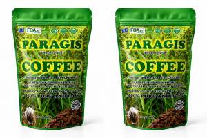 2POUCH PARAGIS COFFEE HERBAL TEA 100% ORIGINAL