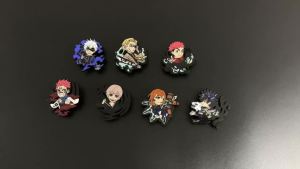 Bandai | 1 Pc Yuji Itadori Ryomen Sukuna Nhân Vật Thời Trang Thổ Cẩm Men Pin Huy Hiệu Kim Loại Cho Quần Áo Ba Lô Món Quà Trang Sức